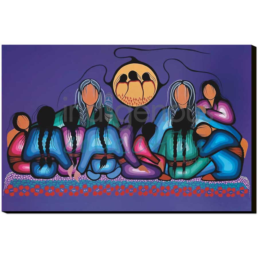 Always For Our Children by artist Simone McLeod - Ojibway. Indigenous Collection