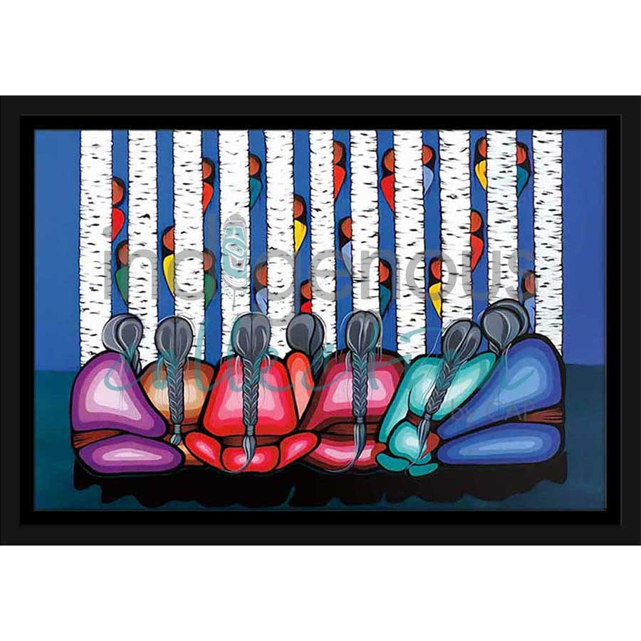 The Joy of Children by artist Simone McLeod - Ojibway. Indigenous Collection