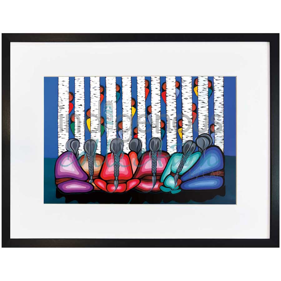 The Joy of Children by artist Simone McLeod - Ojibway. Indigenous Collection