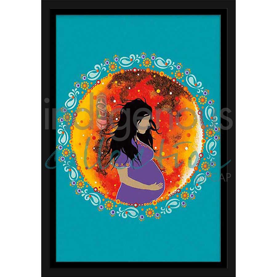 Motherhood by artist Tracey Metallic - Mi'gmaq. Indigenous Collection
