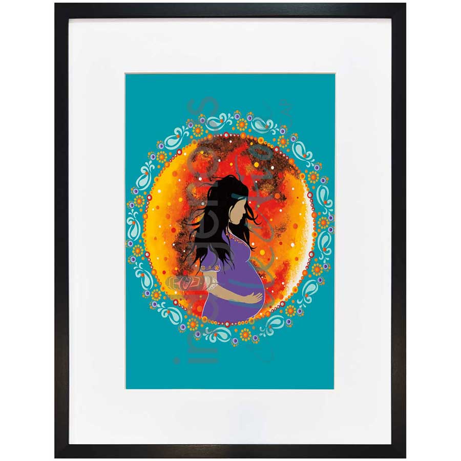 Motherhood by artist Tracey Metallic - Mi'gmaq. Indigenous Collection