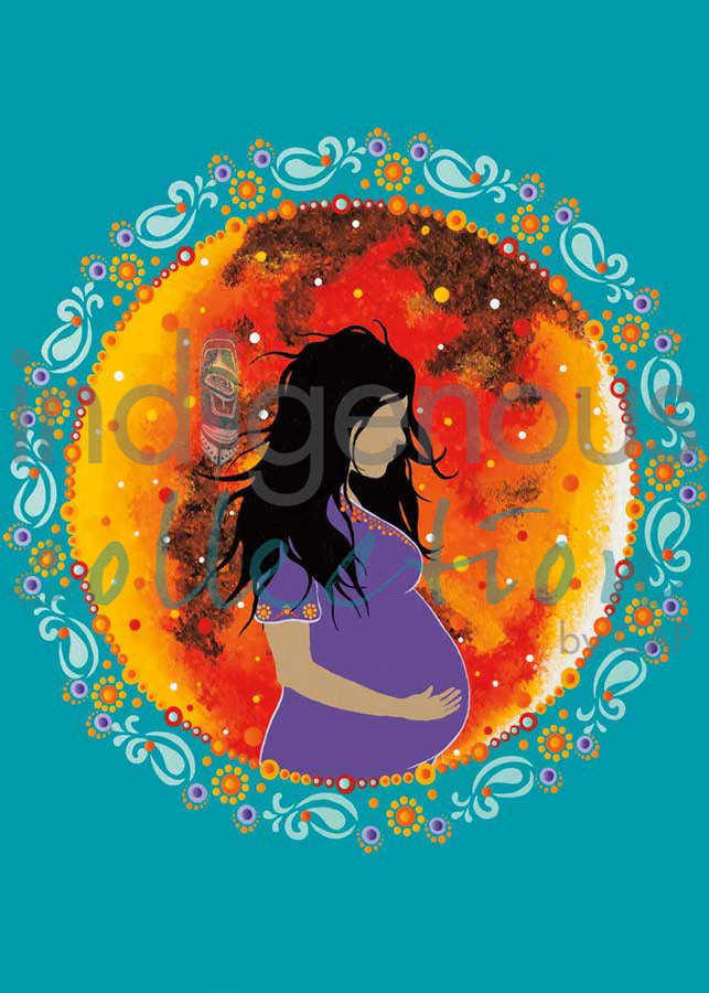 Motherhood by artist Tracey Metallic