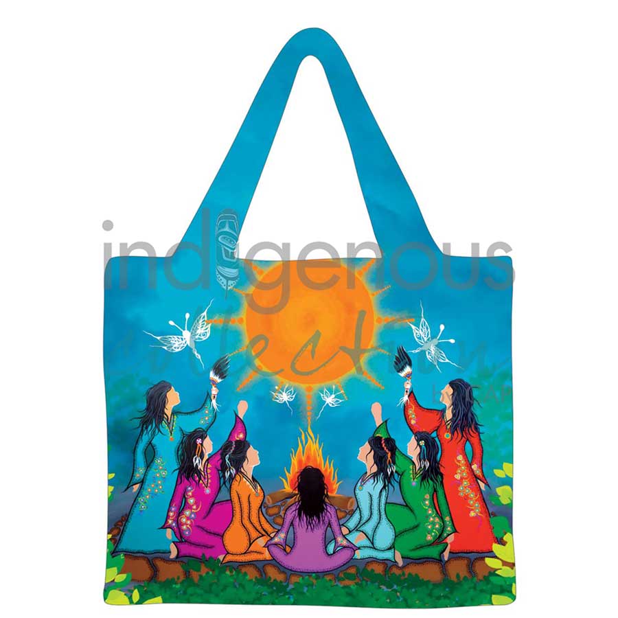 Upnmultoqsip Reusable Shopping Bag by artist Tracey Metallic