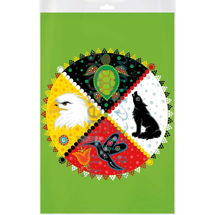 Spirit Totem by artist Tracey Metallic - Mi'gmaq. Indigenous Collection