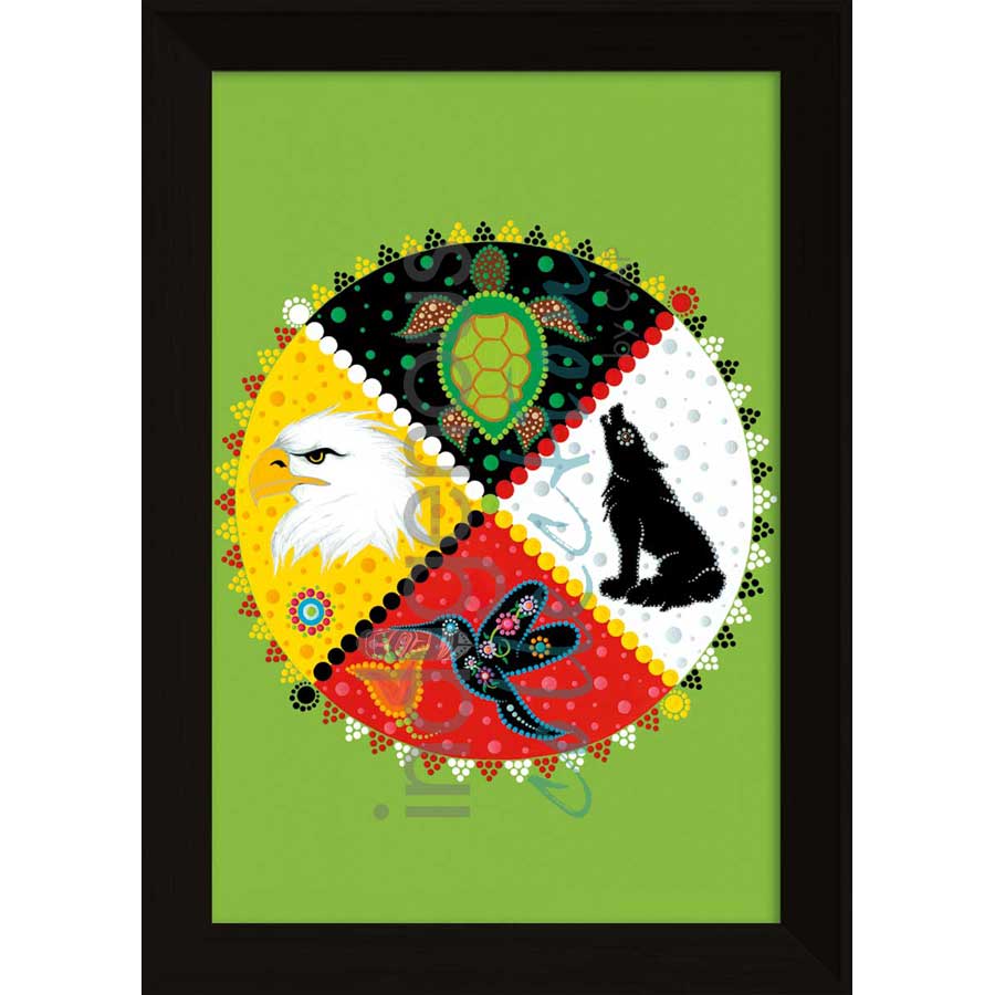 Spirit Totem by artist Tracey Metallic - Mi'gmaq. Indigenous Collection