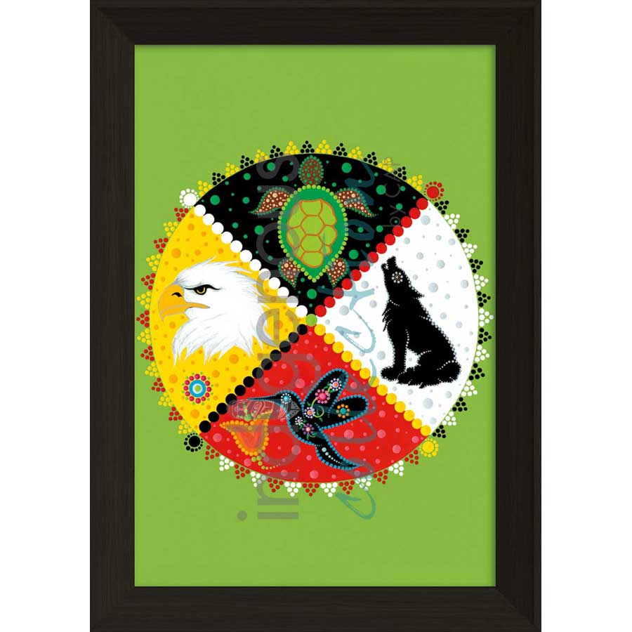 Spirit Totem by artist Tracey Metallic - Mi'gmaq. Indigenous Collection