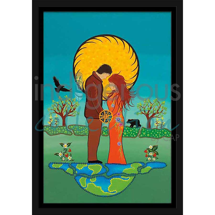 The One by artist Tracey Metallic - Mi'gmaq. Indigenous Collection