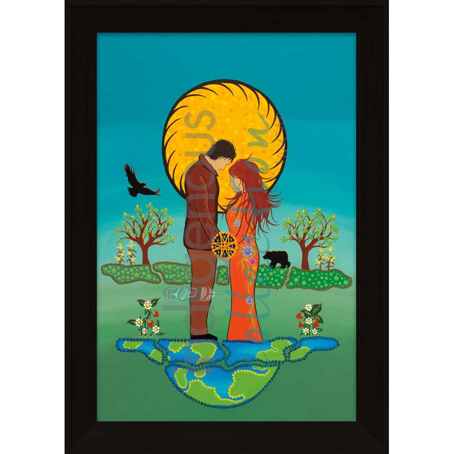 The One by artist Tracey Metallic - Mi'gmaq. Indigenous Collection