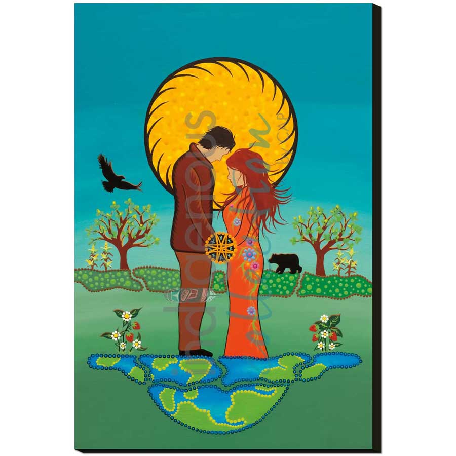 The One by artist Tracey Metallic - Mi'gmaq. Indigenous Collection