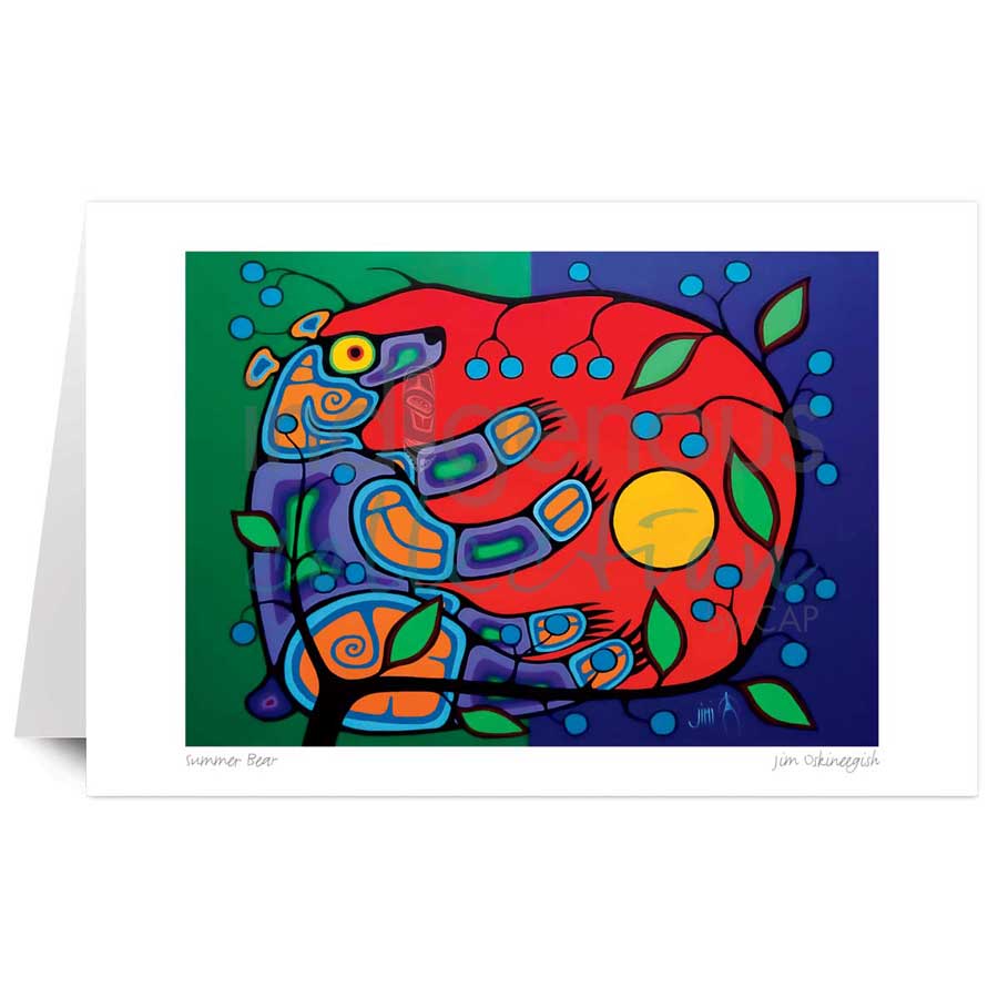 Summer Bear by artist Jim Oskineegish