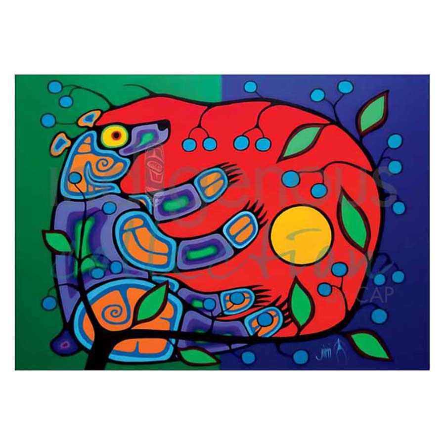 Summer Bear Canvas Prints