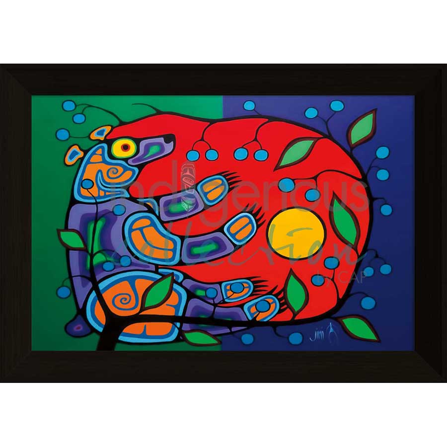 Summer Bear by artist Jim Oskineegish - Ojibway. Indigenous Collection