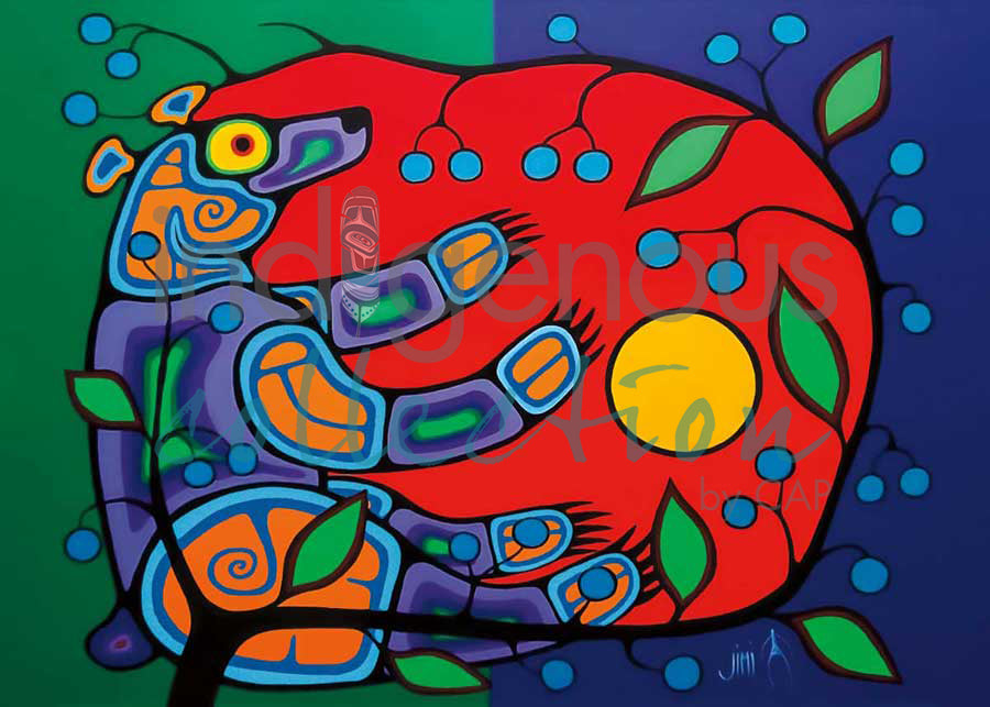 Summer Bear by artist Jim Oskineegish