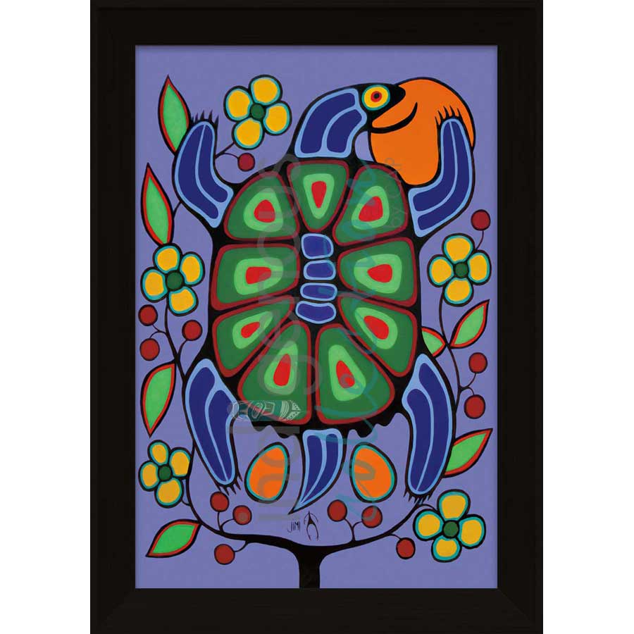 Turtle Mother by artist Jim Oskineegish - Ojibway. Indigenous Collection