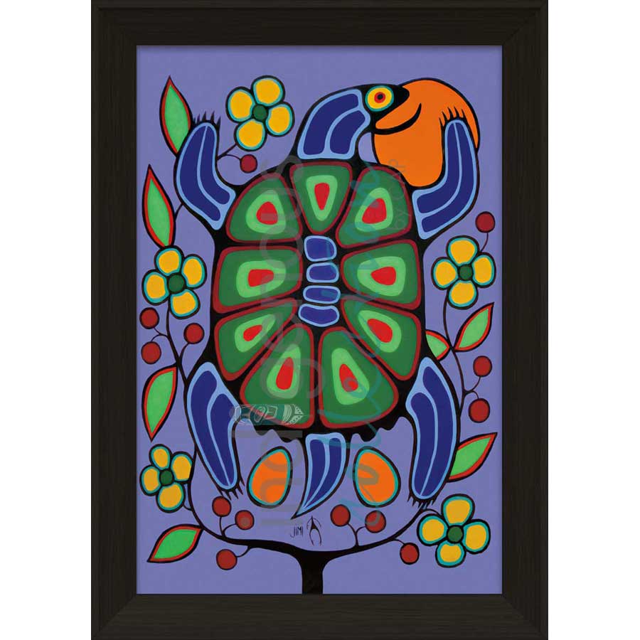 Turtle Mother by artist Jim Oskineegish - Ojibway. Indigenous Collection