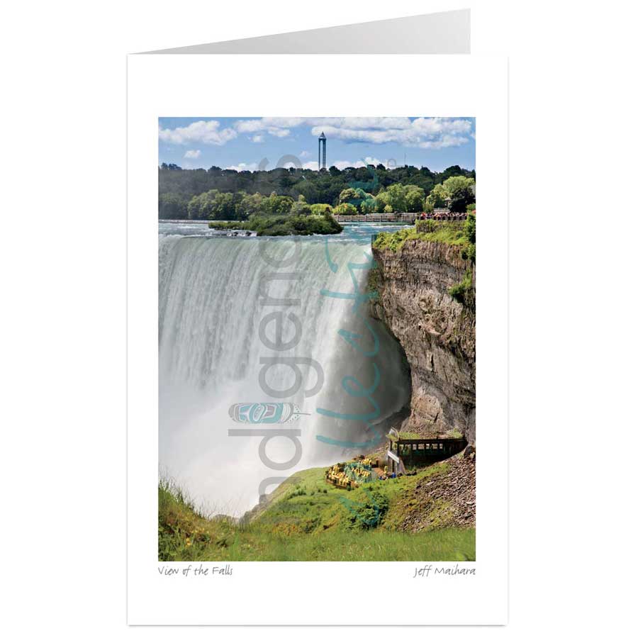 View of the Falls by artist Jeff Maihara