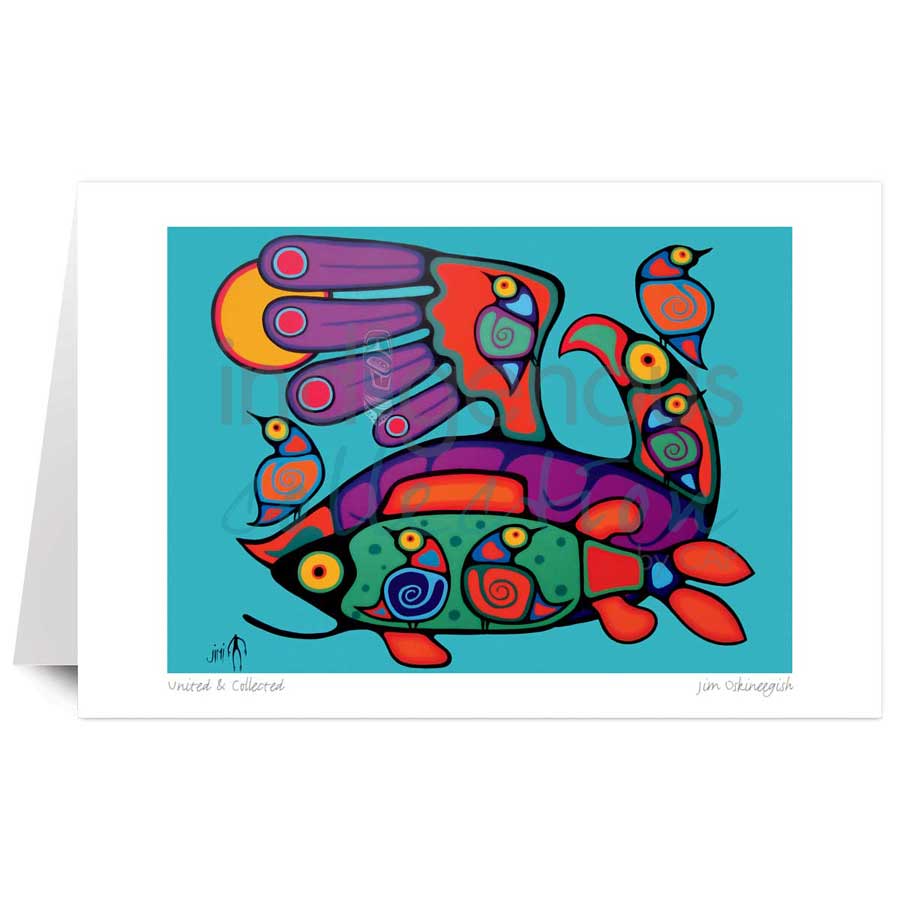 Birds and Fish by artist Jim Oskineegish