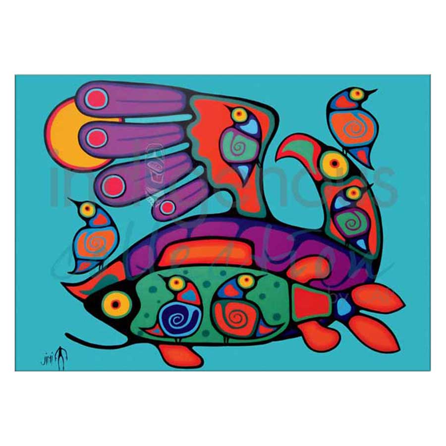 Birds and Fish Canvas Prints