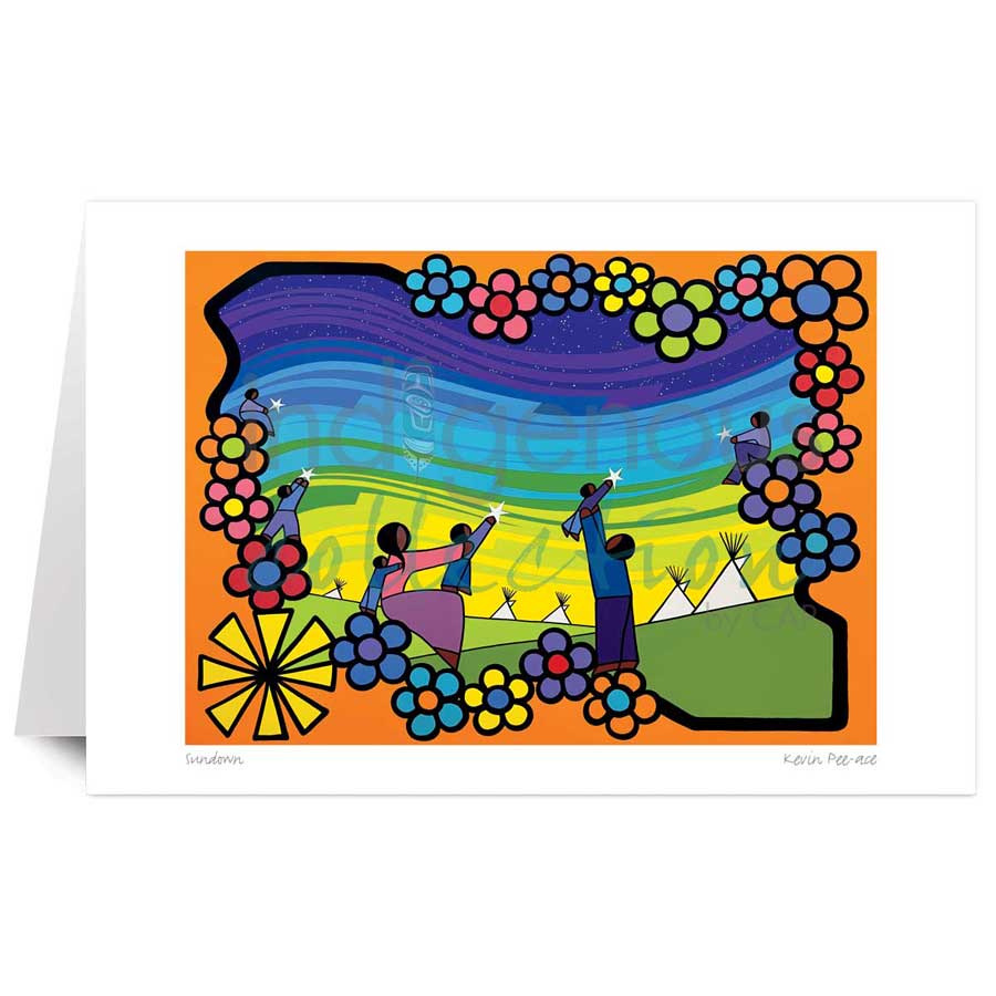 Sundown by artist Kevin Pee-ace