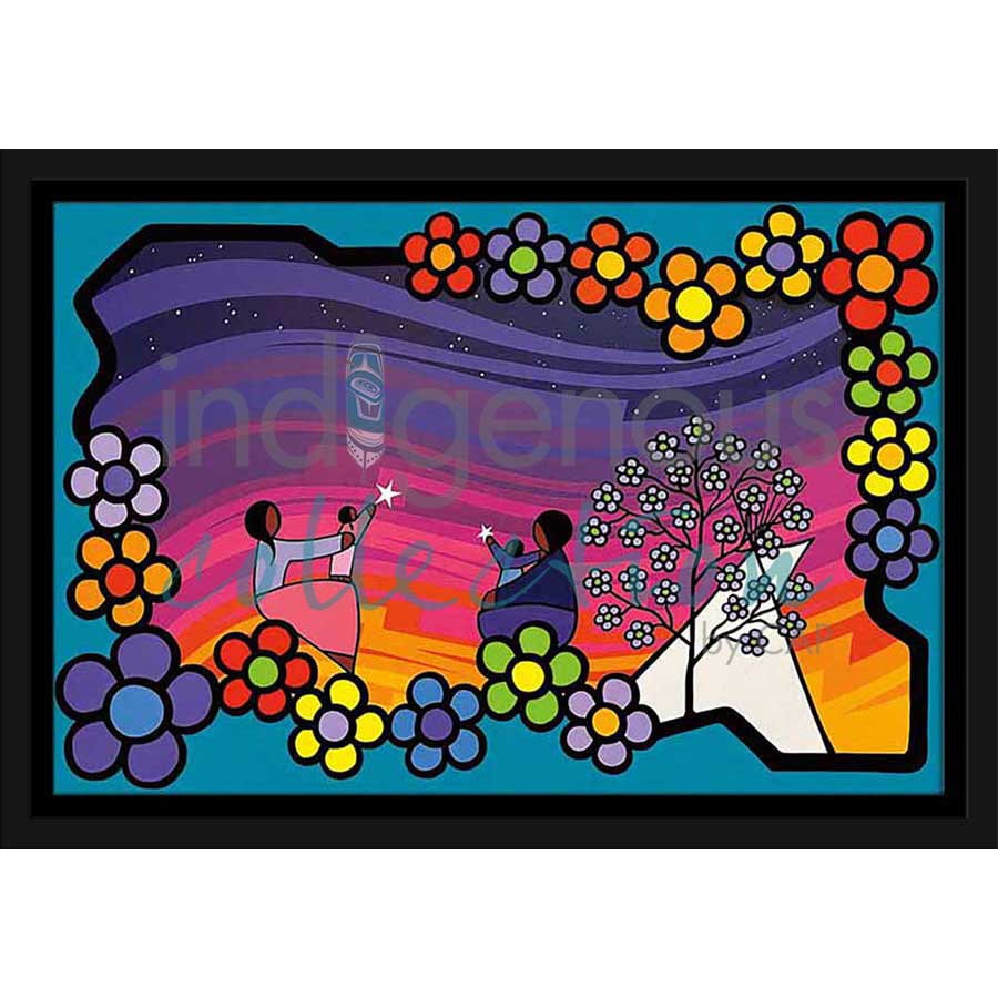 Twins by artist Kevin Pee-ace - Cree. Indigenous Collection