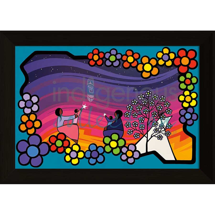 Twins by artist Kevin Pee-ace - Cree. Indigenous Collection