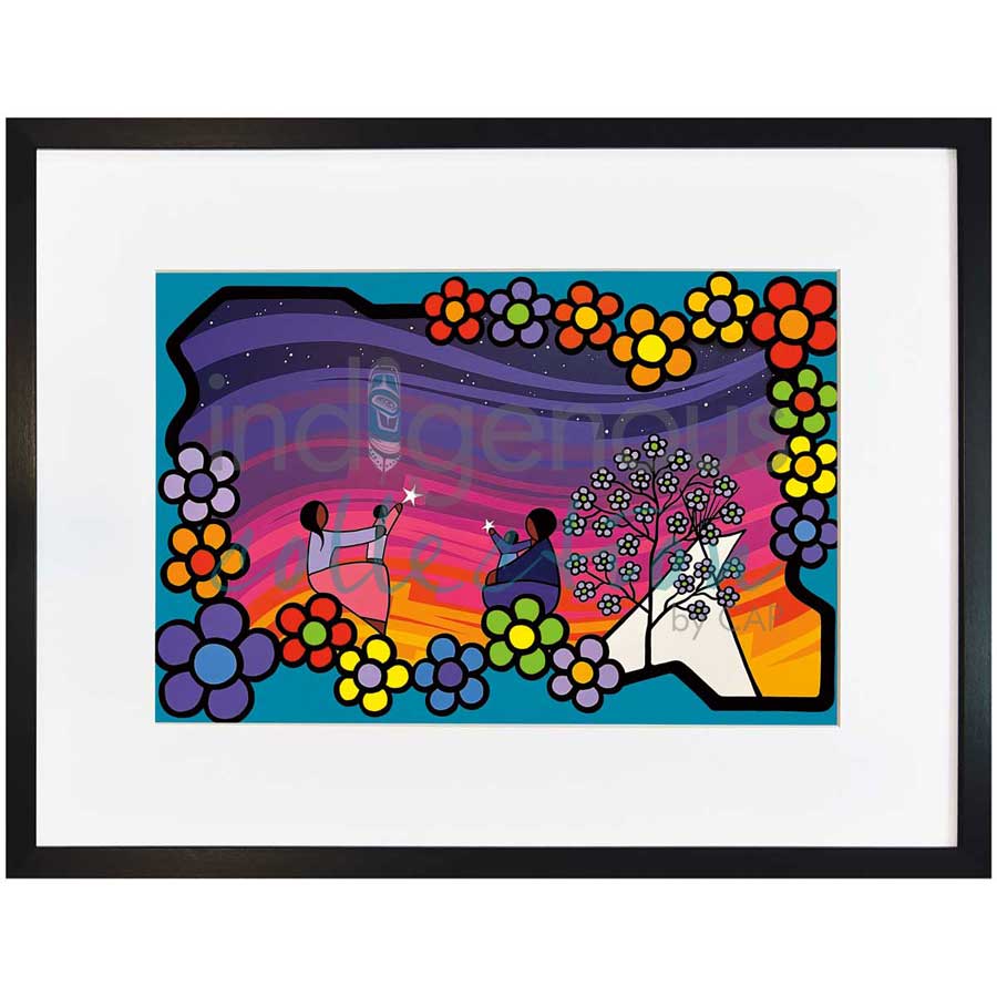 Twins by artist Kevin Pee-ace - Cree. Indigenous Collection