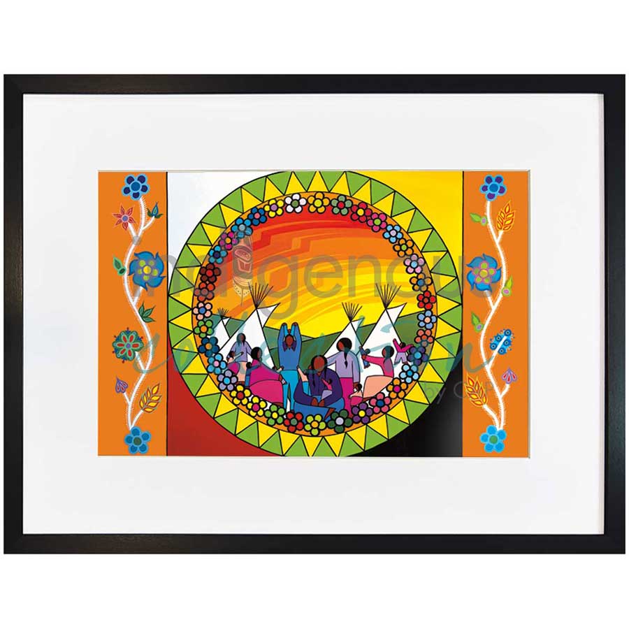 Origins by artist Kevin Pee-ace - Cree. Indigenous Collection