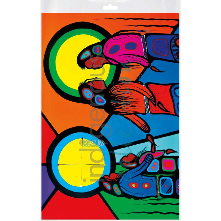 Family by artist Frank Polson - Algonquin. Indigenous Collection