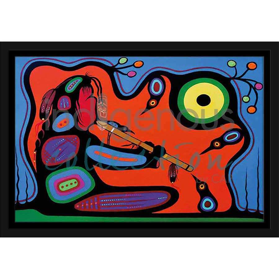 The Flute by artist Frank Polson - Algonquin. Indigenous Collection