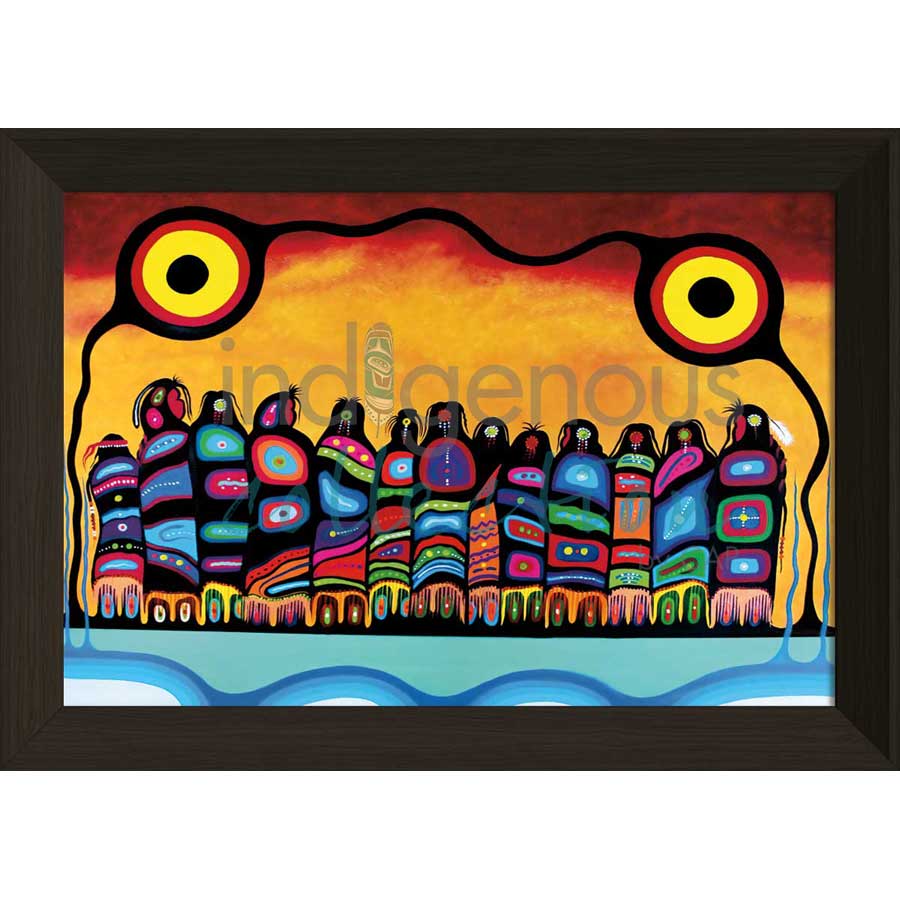 Women's Circle by artist Frank Polson - Algonquin. Indigenous Collection