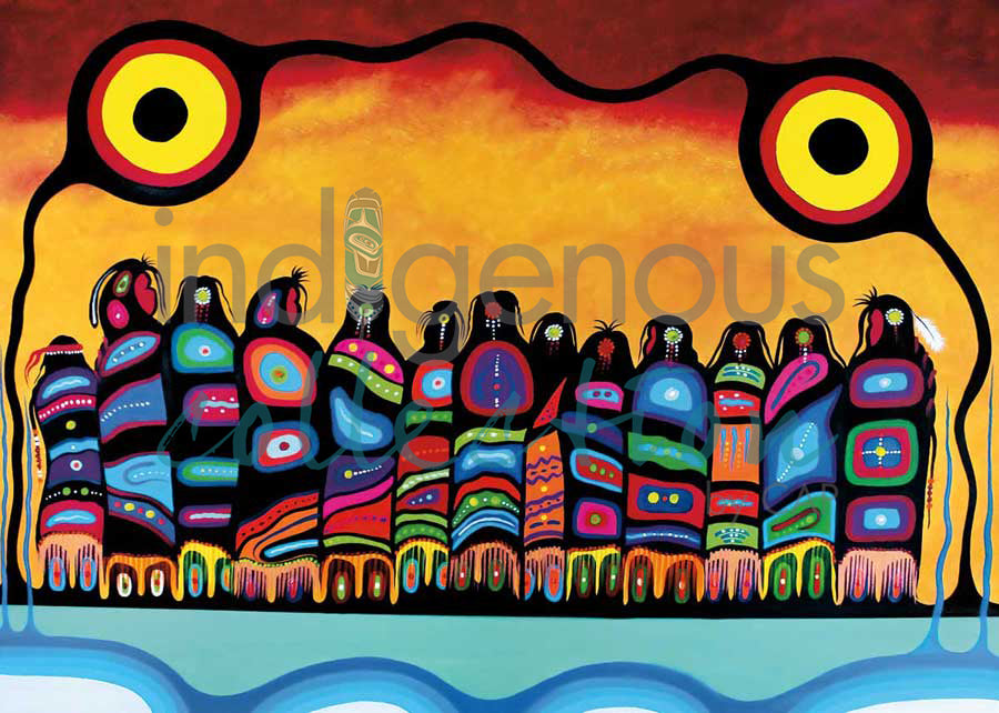 Women's Circle by artist Frank Polson