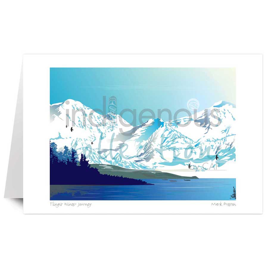 Tlingit Winter Journey by artist Mark Preston