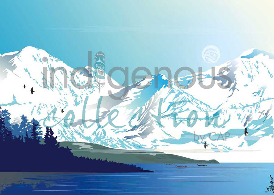 Tlingit Winter Journey by artist Mark Preston