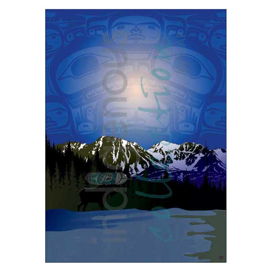Chilly Night Scene Canvas Prints