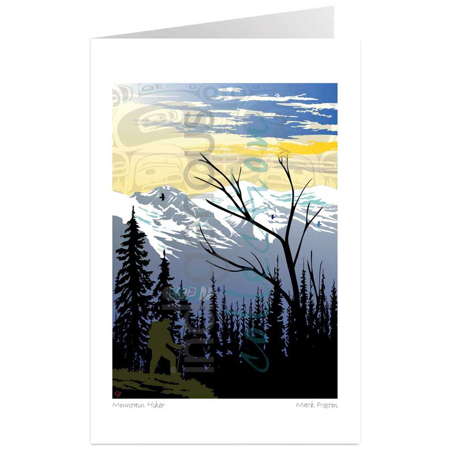 Mountain Hiker by artist Mark Preston