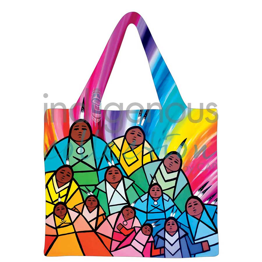 All Around the Light Reusable Shopping Bag by artist Jerry Whitehead