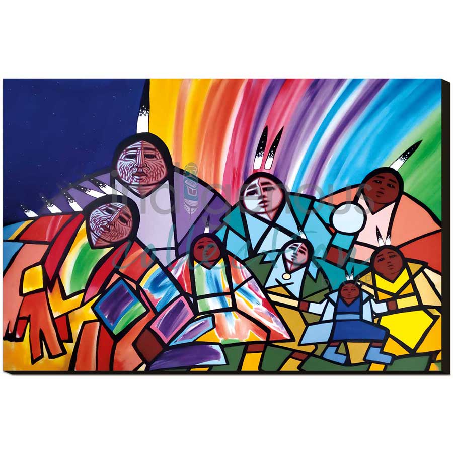 Those We Cherish by artist Jerry Whitehead - Cree. Indigenous Collection