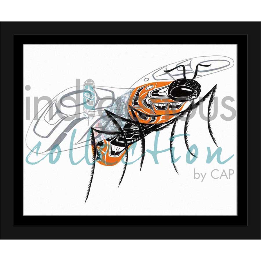 Bumble Bee by artist Richard Shorty - Northern Tutchone. Indigenous Collection