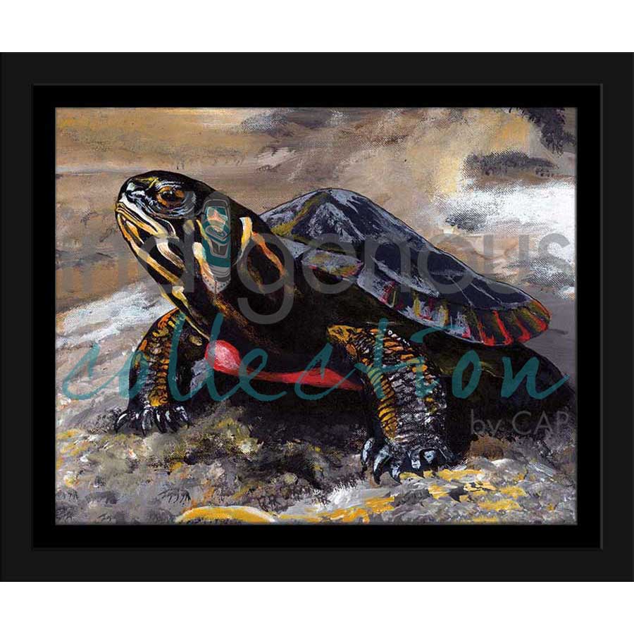 Turtle Rock by artist Richard Shorty - Northern Tutchone. Indigenous Collection