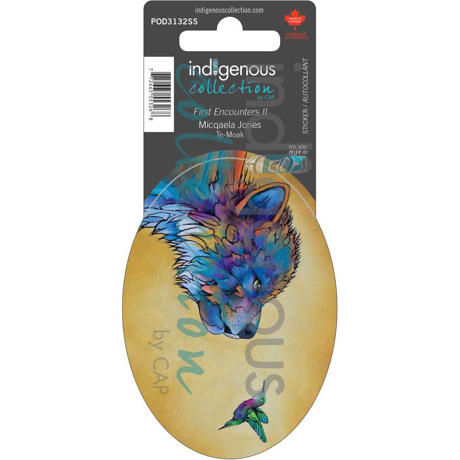 First Encounters II Sticker by artist Micqaela Jones