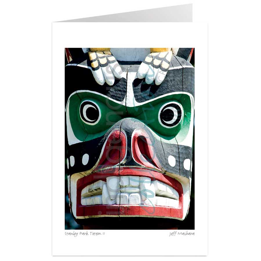 Stanley Park Totem II by artist Jeff Maihara