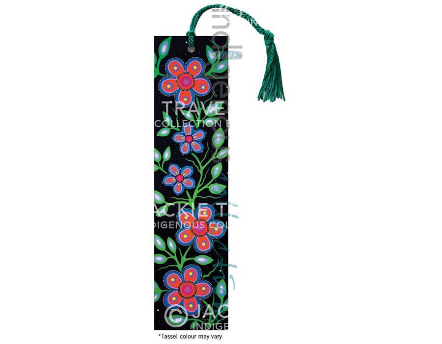 Ojibway Floral IX Bookmark by artist Jackie Traverse