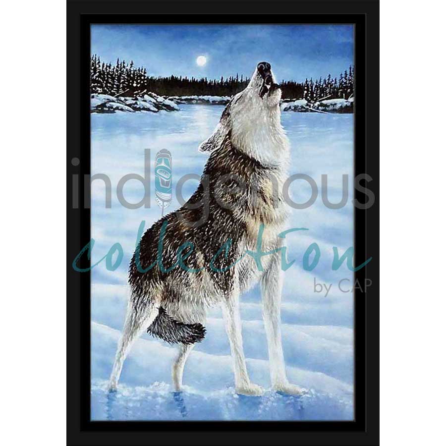 Night Bellow by artist Ronnie Simon - Gwich'in. Indigenous Collection