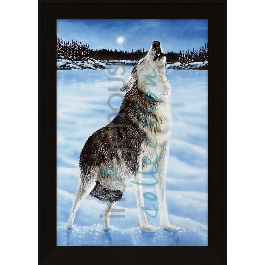 Night Bellow by artist Ronnie Simon - Gwich'in. Indigenous Collection
