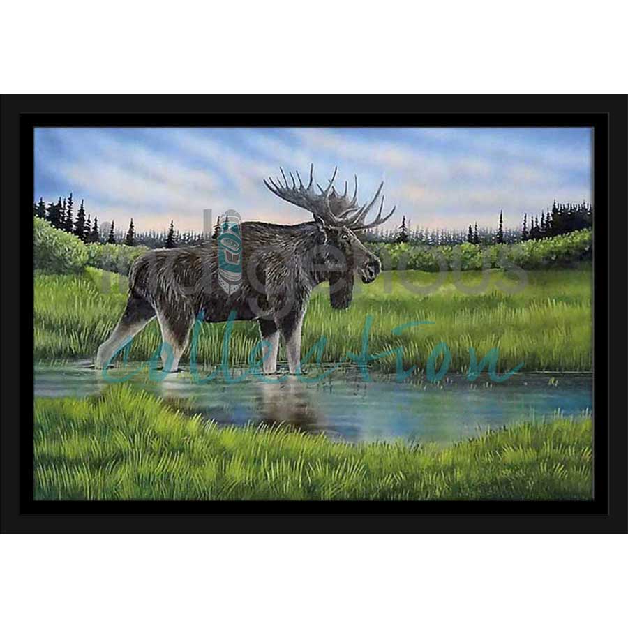 Reflective Waters by artist Ronnie Simon - Gwich'in. Indigenous Collection