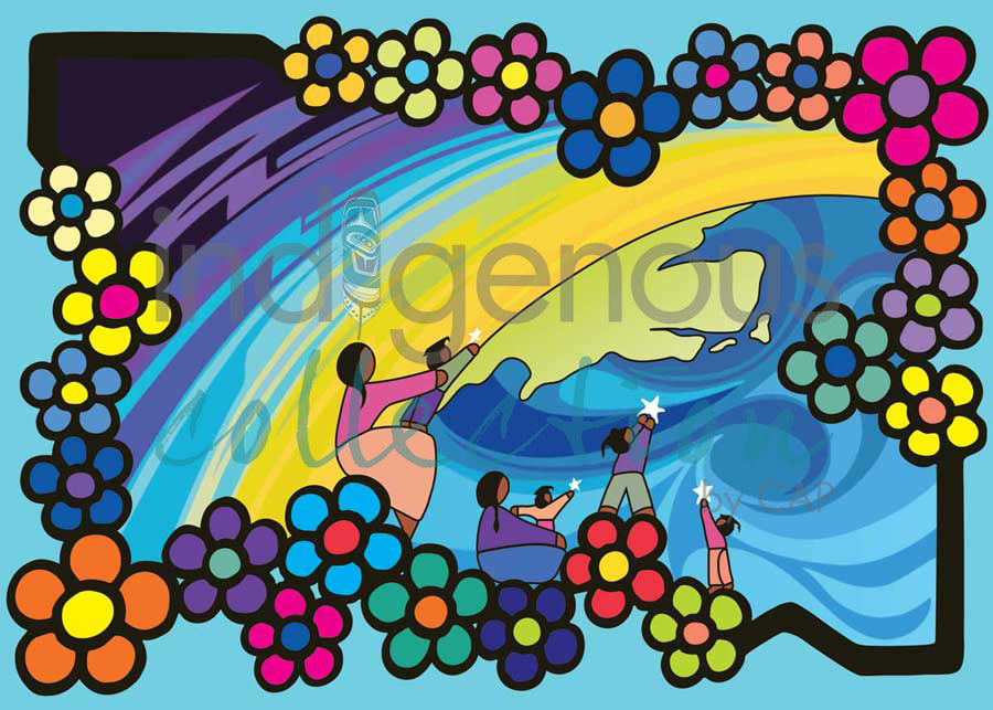 Stars Delivering the Water by artist Kevin Pee-ace