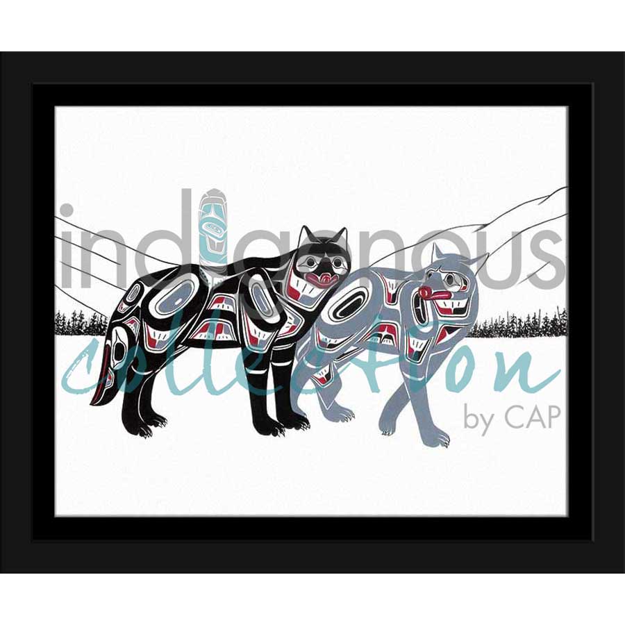 Reunion by artist Richard Shorty - Northern Tutchone. Indigenous Collection