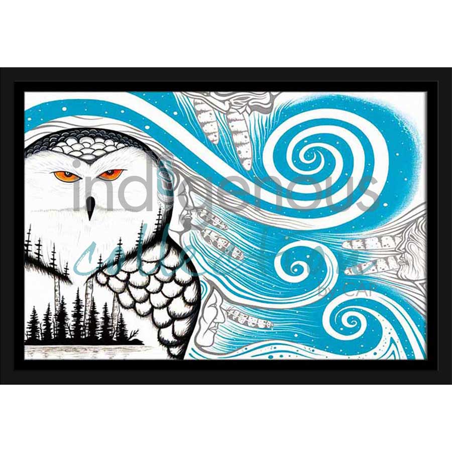 The Land of Spirits by artist Jeffrey Red George - Ojibway. Indigenous Collection