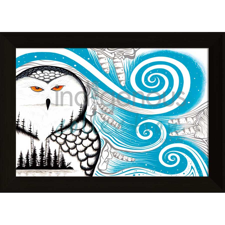 The Land of Spirits by artist Jeffrey Red George - Ojibway. Indigenous Collection
