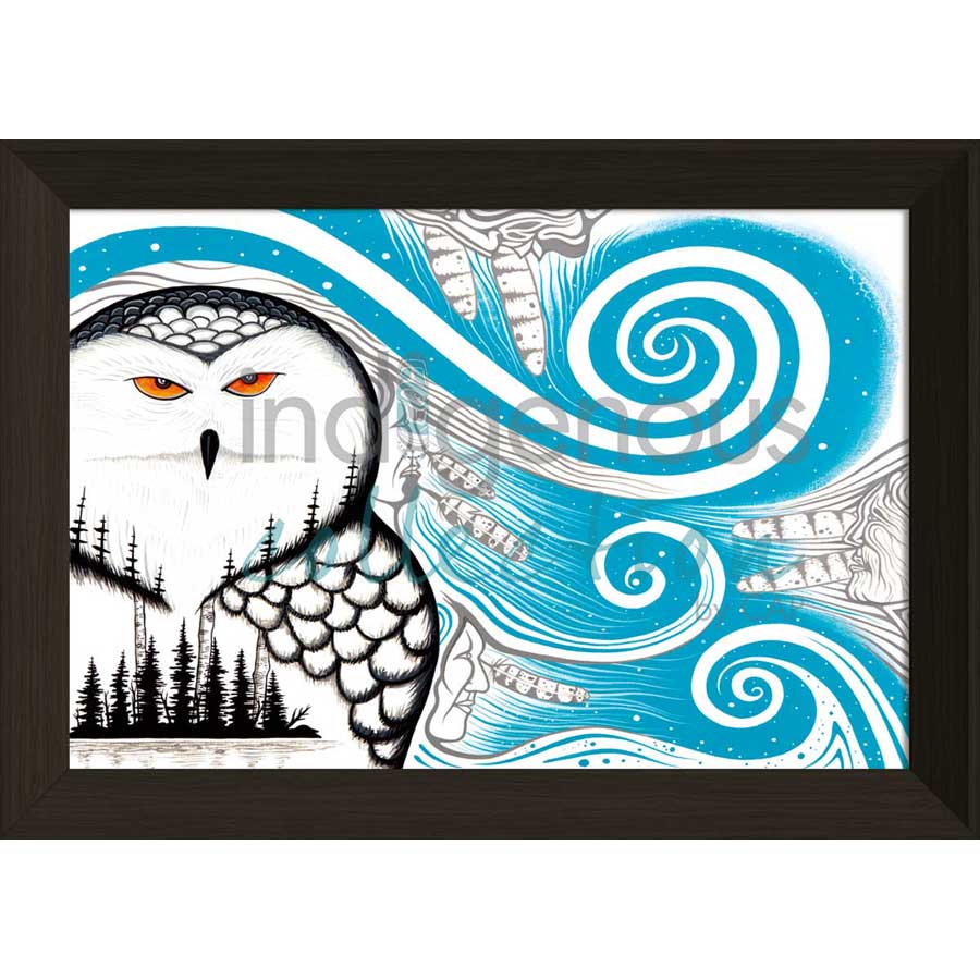 The Land of Spirits by artist Jeffrey Red George - Ojibway. Indigenous Collection